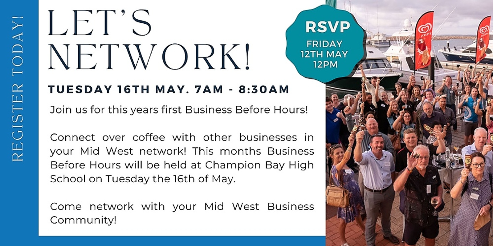 Banner image for Business Before Hours - Mid West's most famous networking event! 