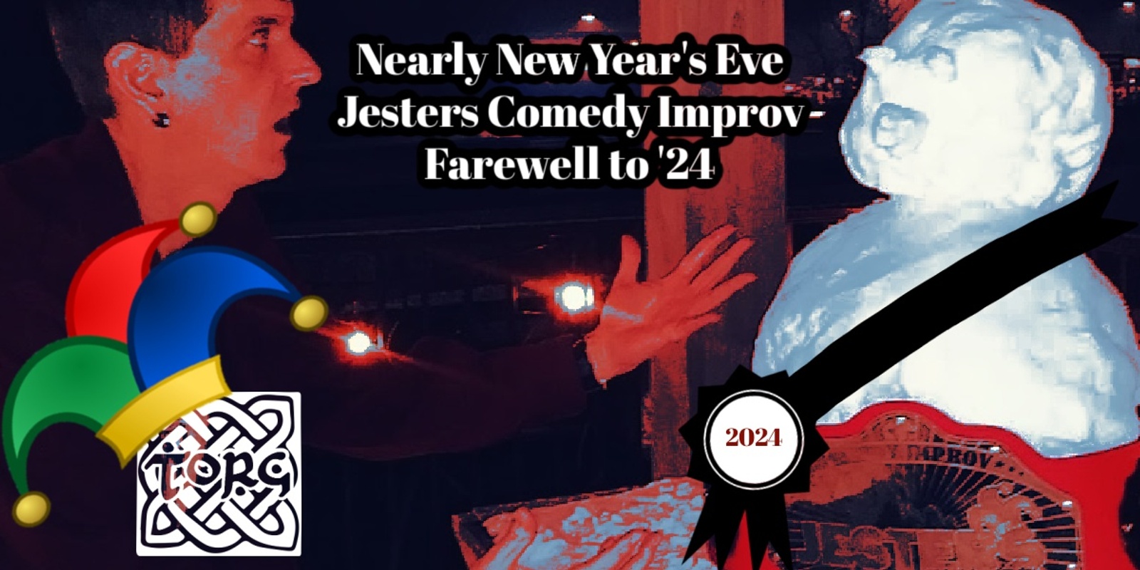 Banner image for Nearly New Year's Eve: Jesters Comedy Improv's Farewell to 2024