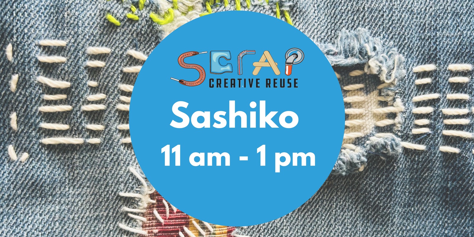 Banner image for Sashiko 11 am - 1 pm