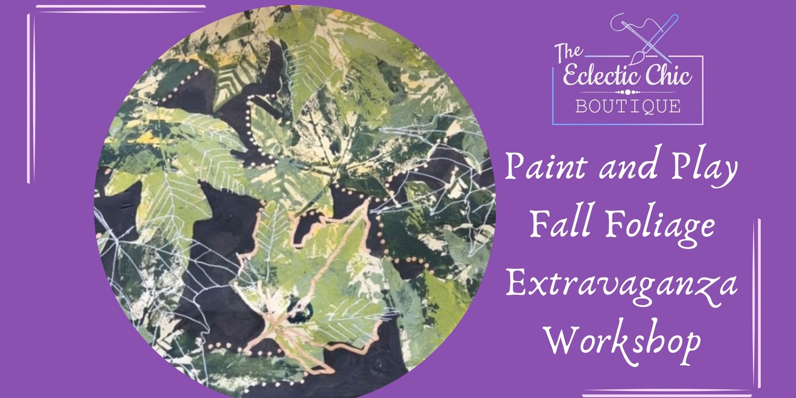 Banner image for Paint and Play Fall Foliage Extravaganza Workshop