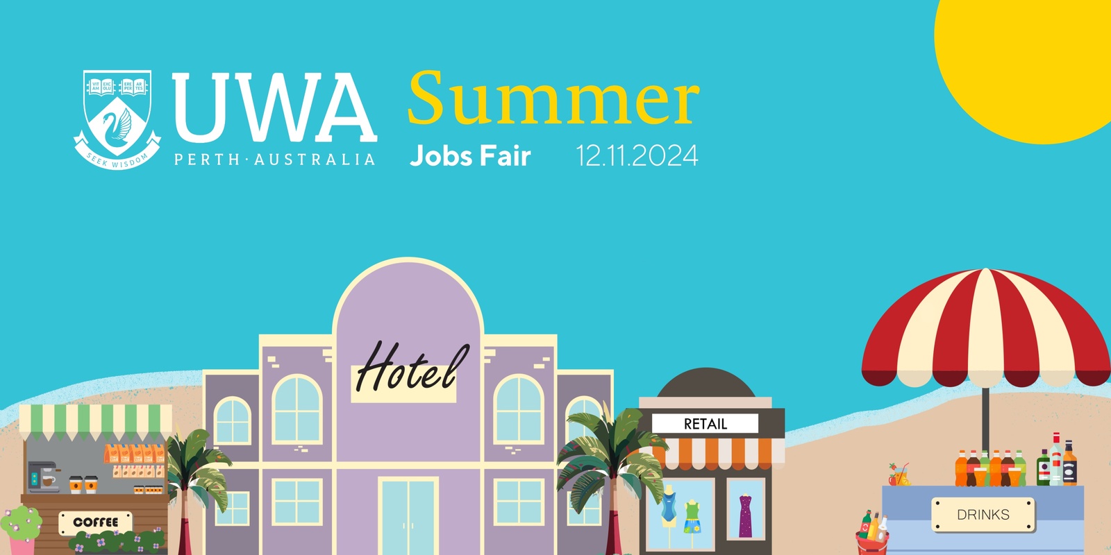 Banner image for UWA Summer Jobs Fair November 2024