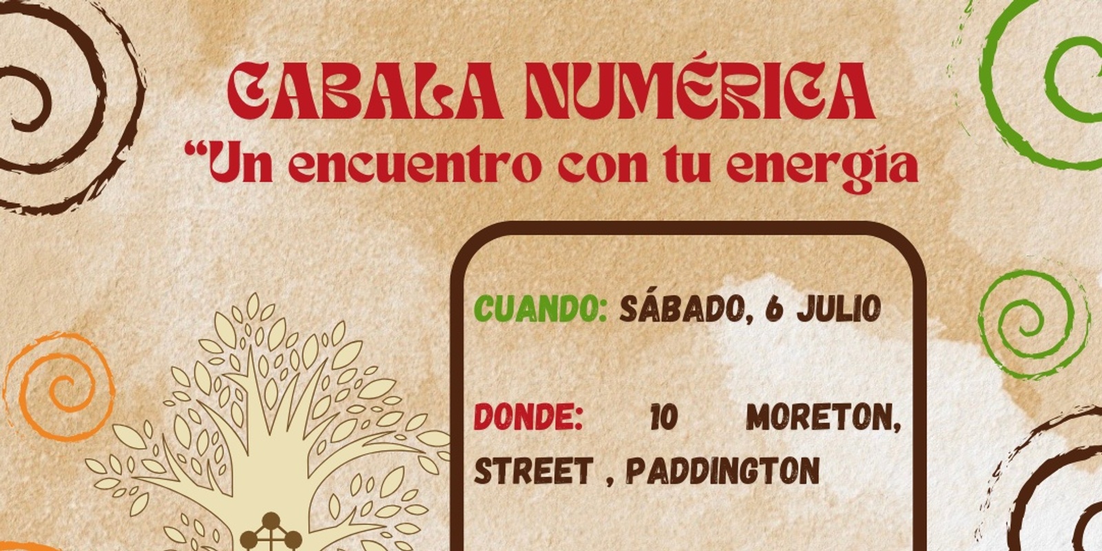 Banner image for Cábala Numerica: "Un encuentro con tu energía "
