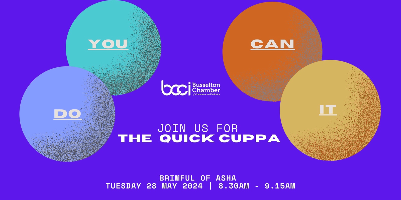 Banner image for The Quick Cuppa