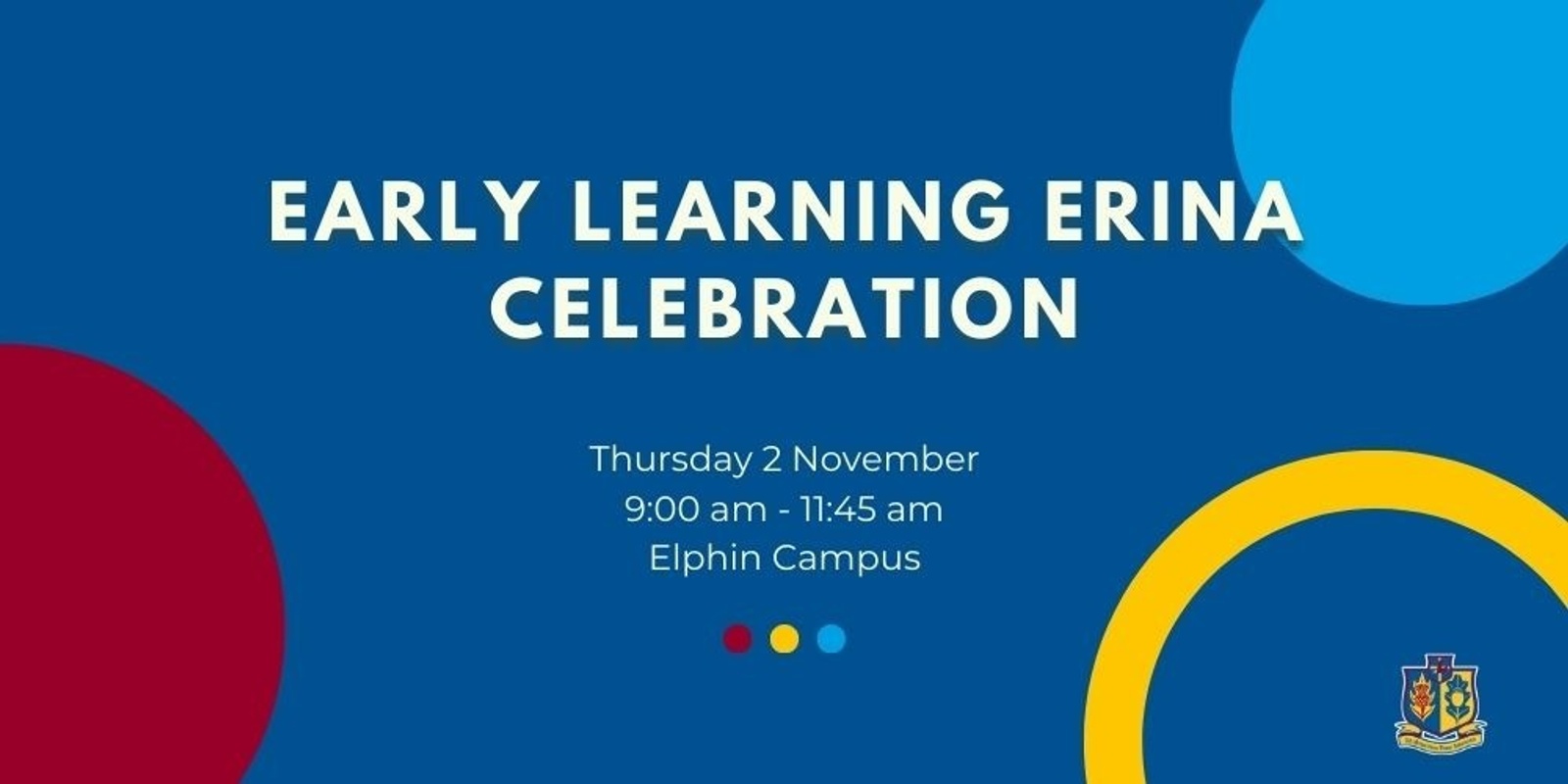 Banner image for Early Learning Erina Celebration