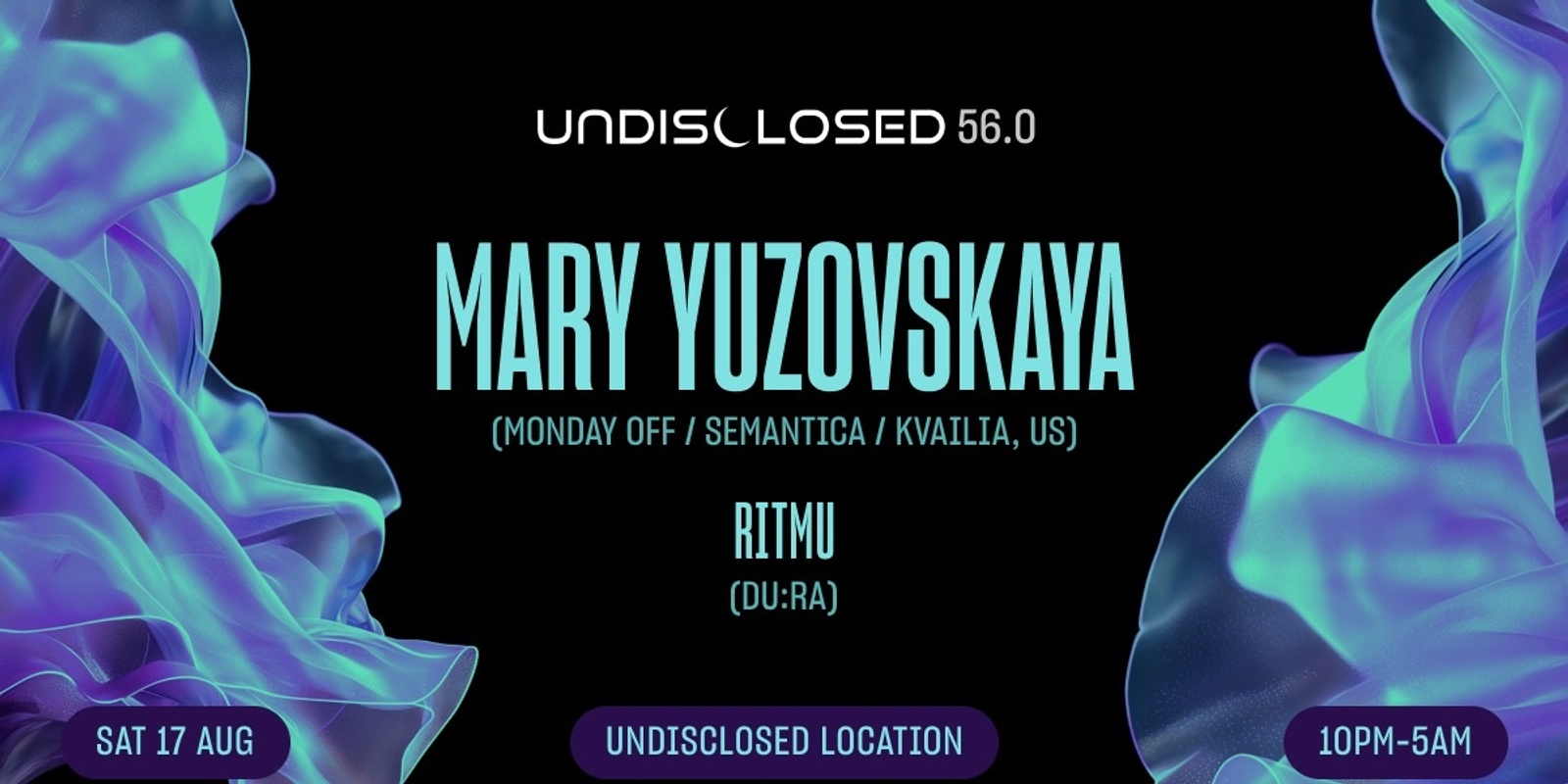 Banner image for UNDISCLOSED 56.0 w/ Mary Yuzovskaya