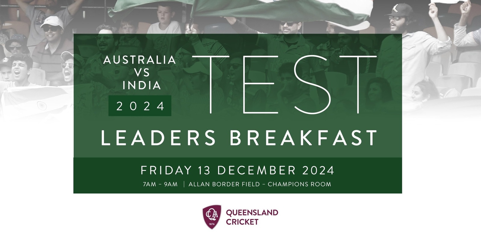 Banner image for Australia v India Test Breakfast