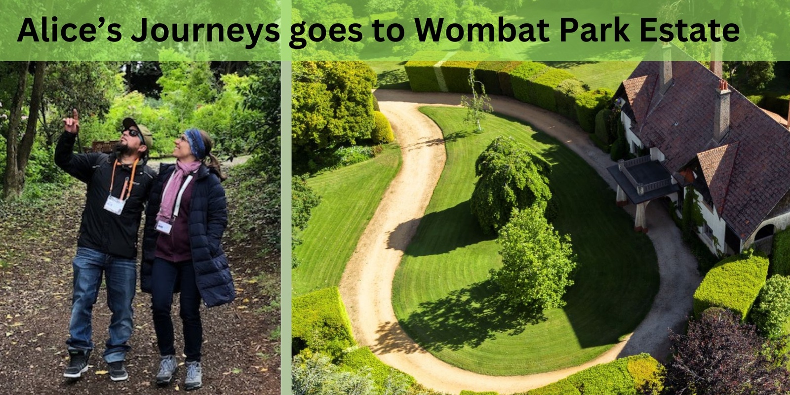 Banner image for Alice's Journeys goes to Wombat Park Estate