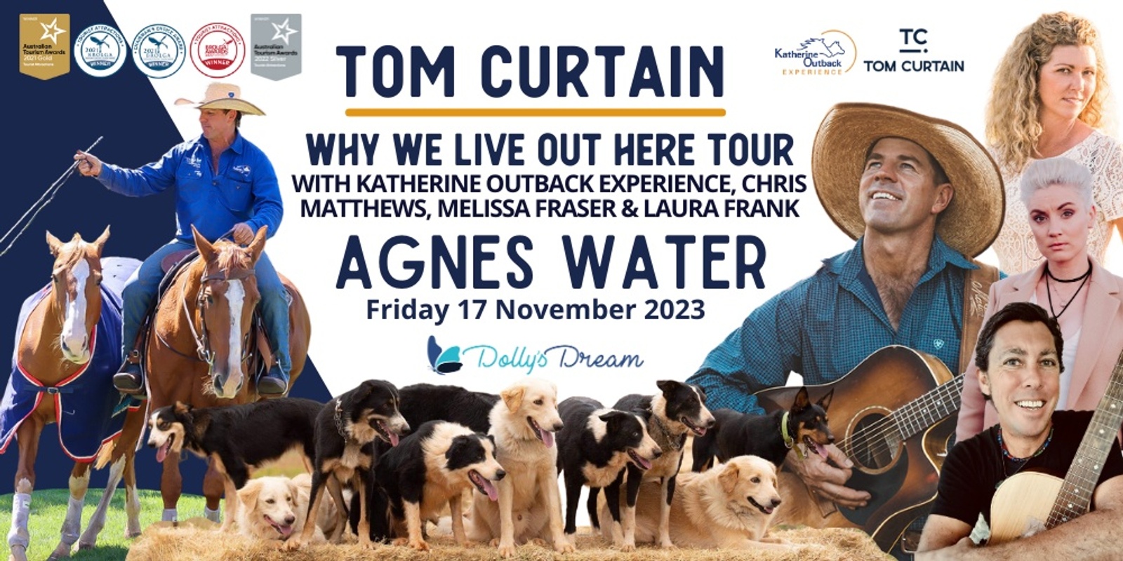 Banner image for Tom Curtain Tour - AGNES WATER, QLD