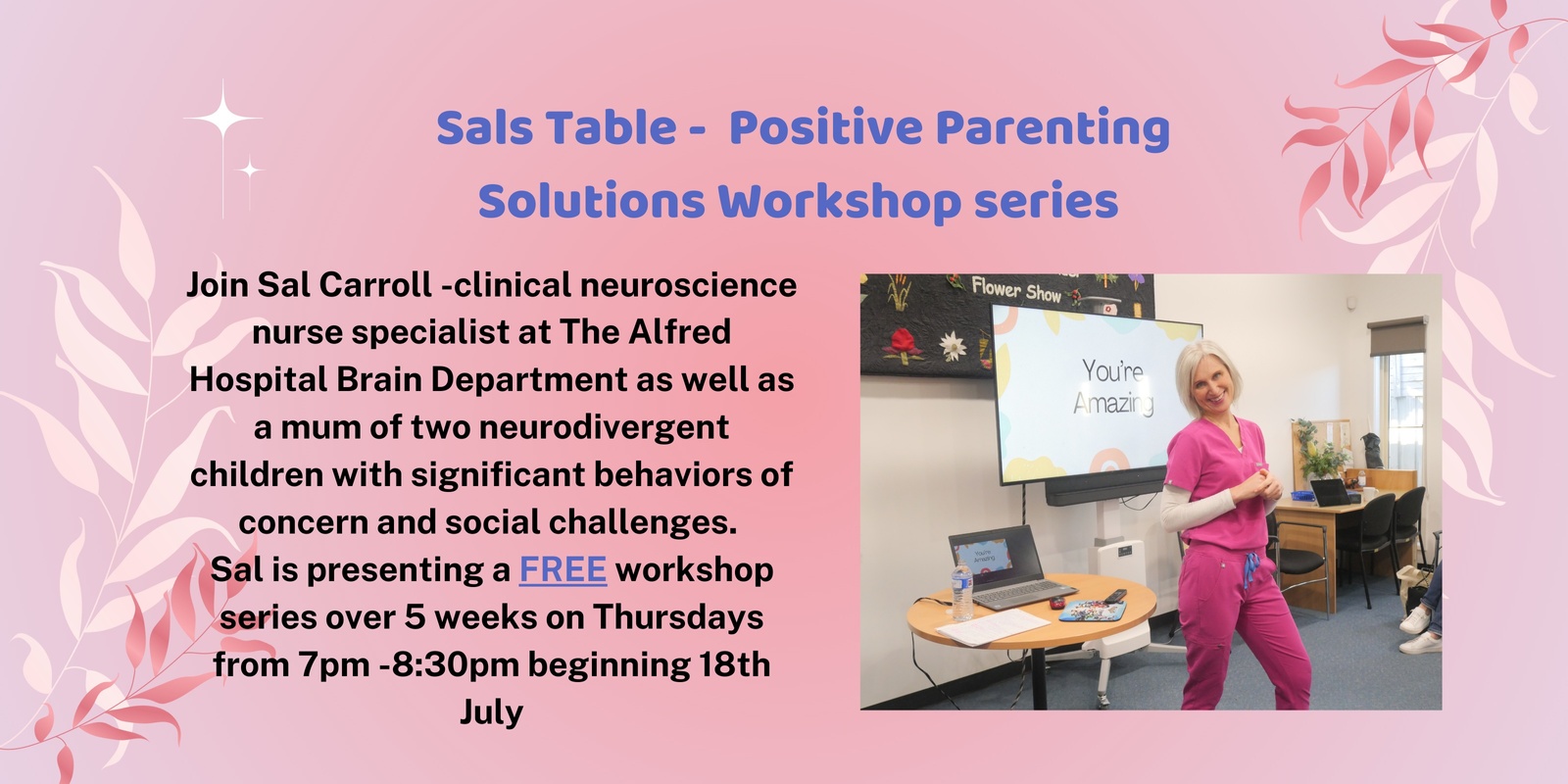 Banner image for Sals Table -Positive Parenting Solutions 