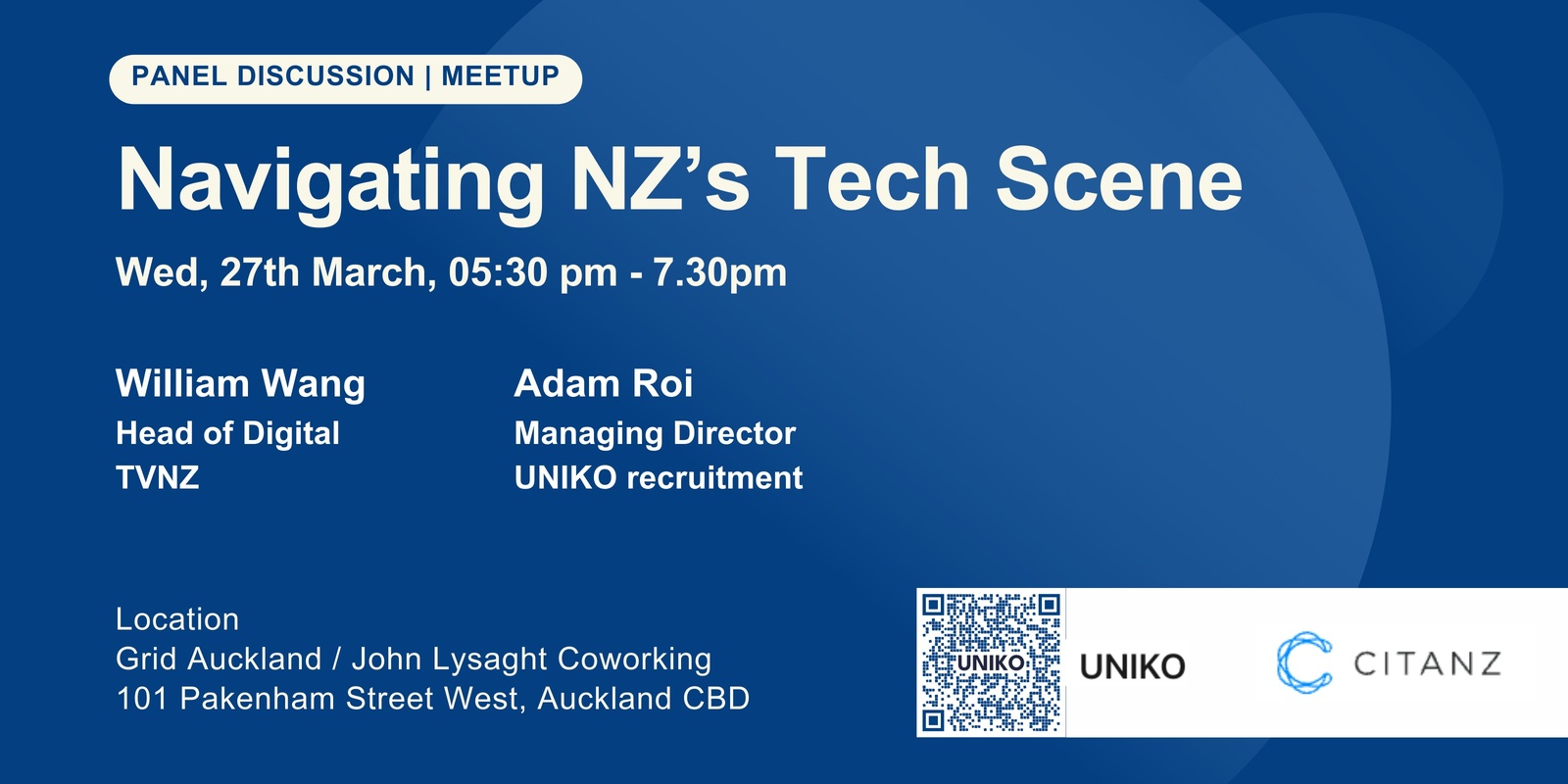 Banner image for Navigating NZ’s Tech Scene
