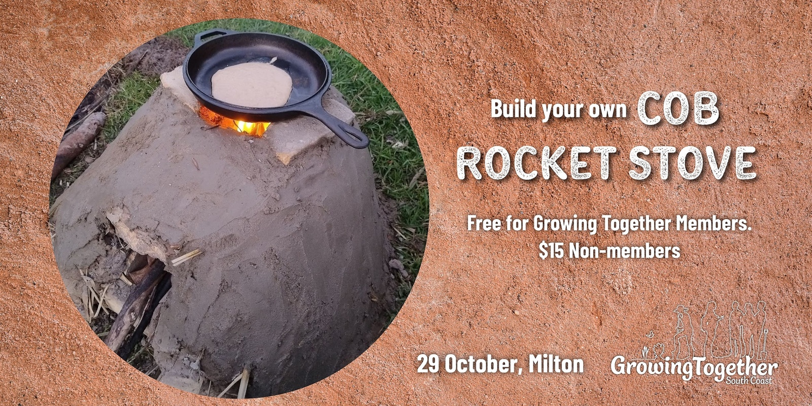 Banner image for Cob rocket stove workshop 