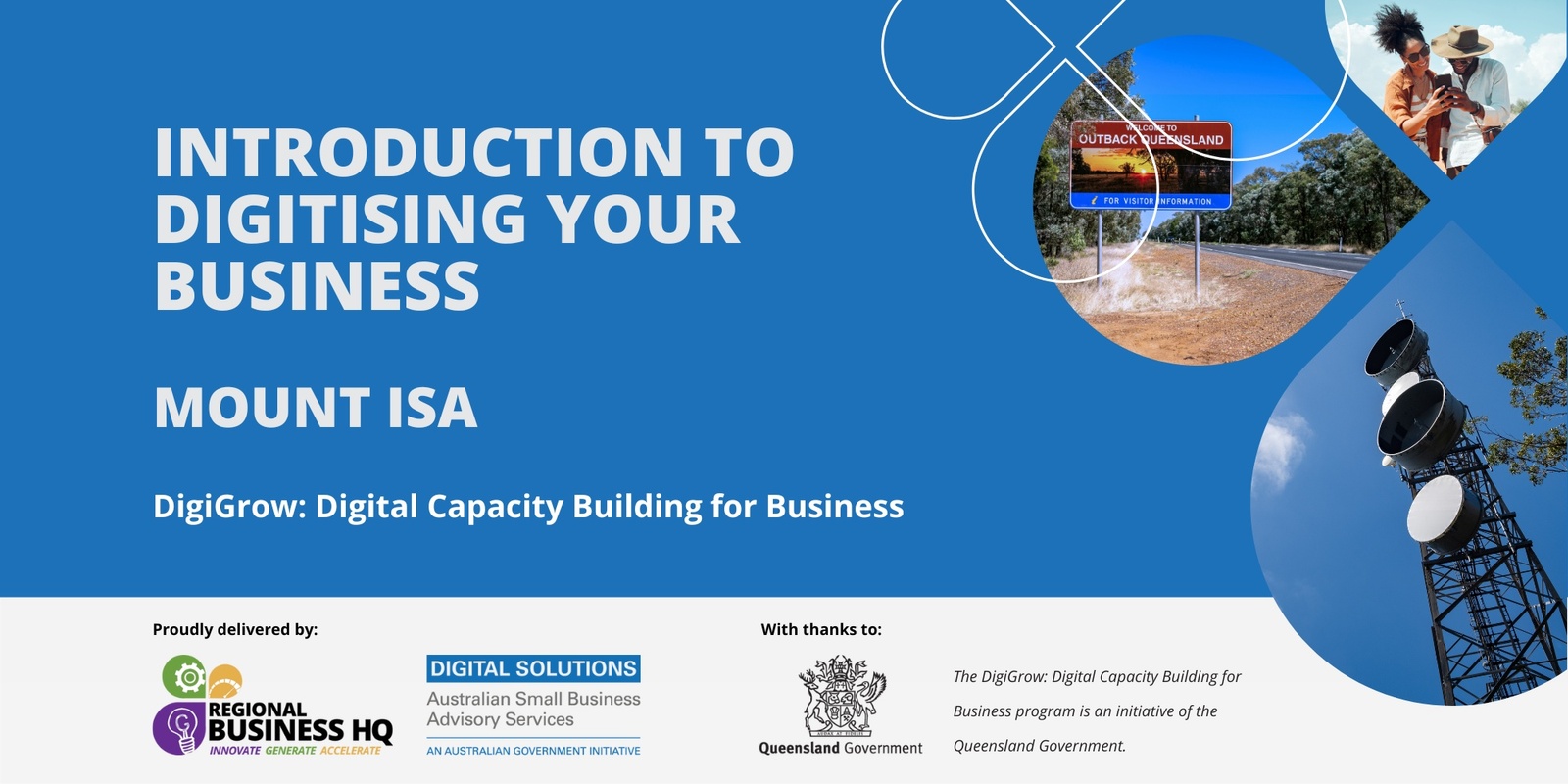 Banner image for Introduction to digitising your business - Mount Isa