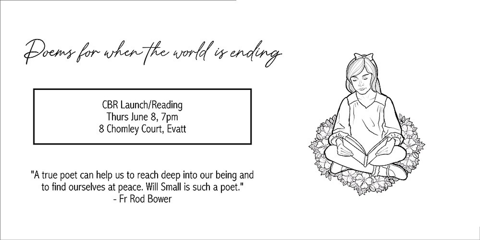 Banner image for Poems for When the World is Ending (Canberra book launch/reading)