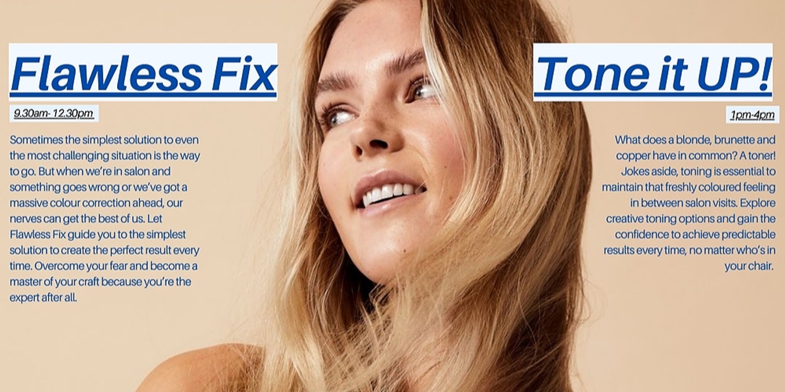 Flawless Fix (am) + Tone It Up (pm) (May Session), Adelaide, Mon 15th May  2023, 9:30 am - 4:00 pm ACST | Humanitix