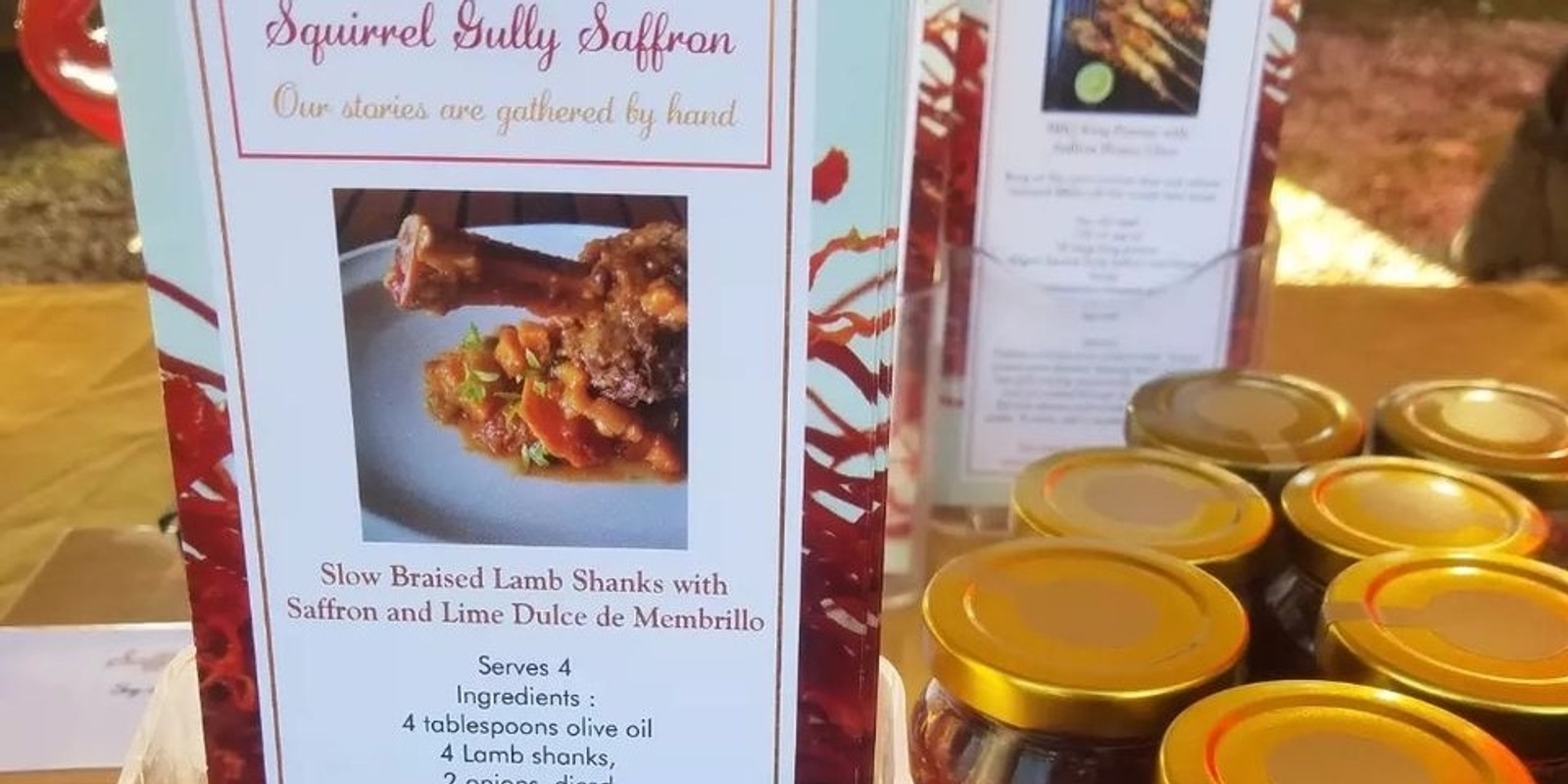 Banner image for Cooking with Saffron + Lunch: Words Winter Central Goldfields 2024