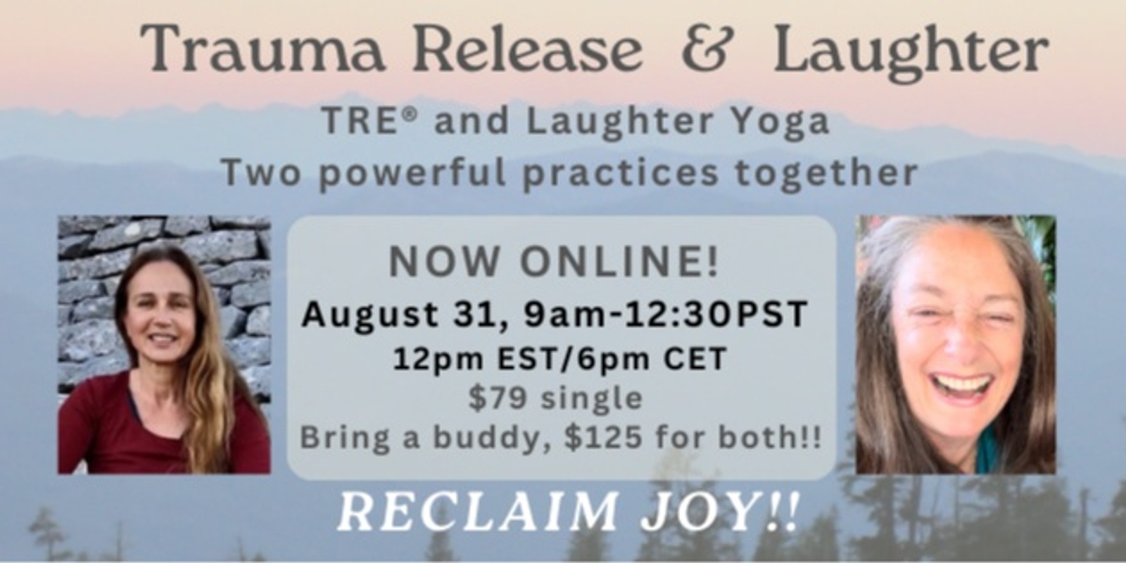 Banner image for Trauma Release and Laughter