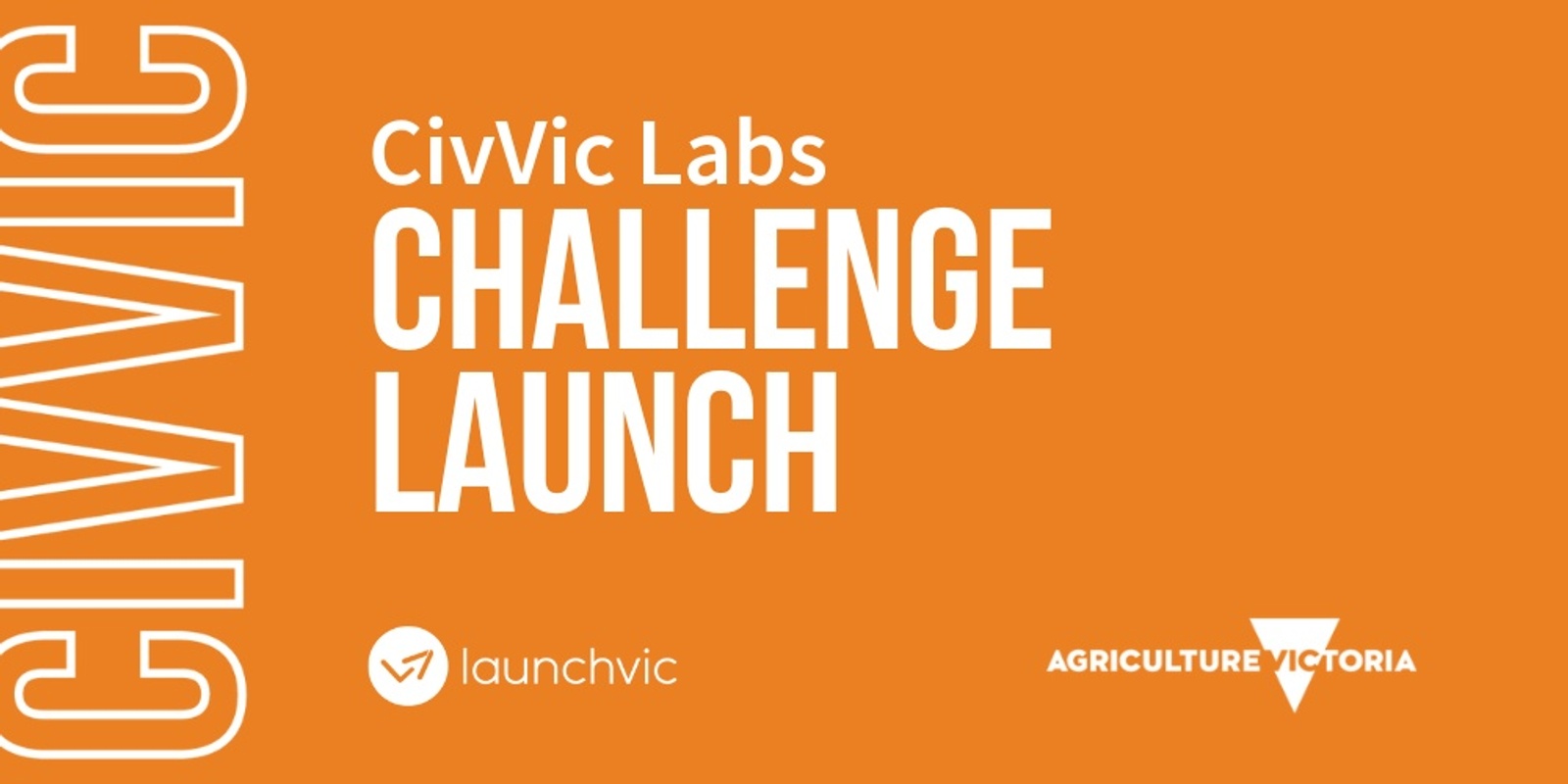 Banner image for CivVic Agriculture Victoria Challenge Launch