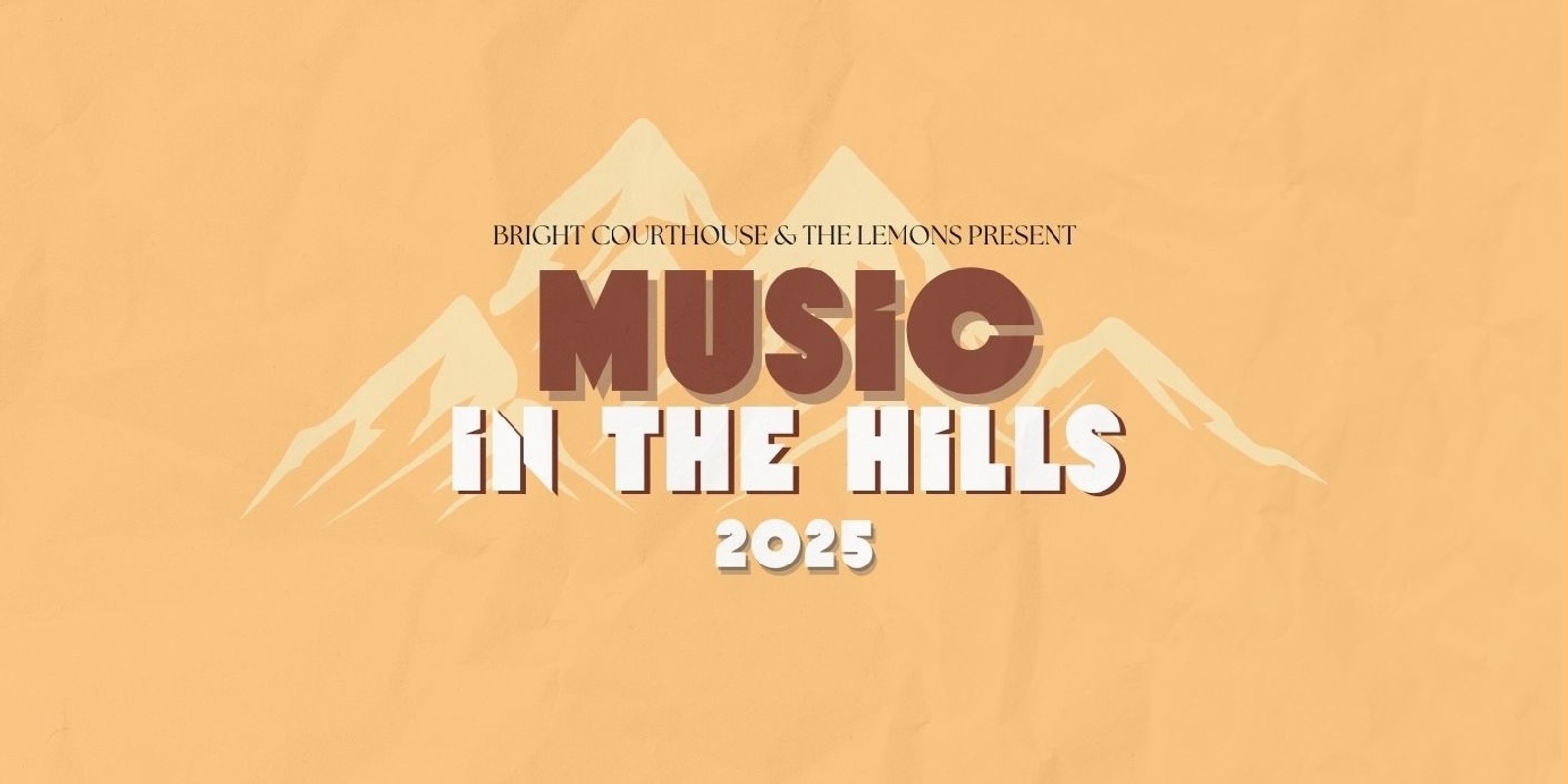 Banner image for MUSIC IN THE HILLS - Bright VIC