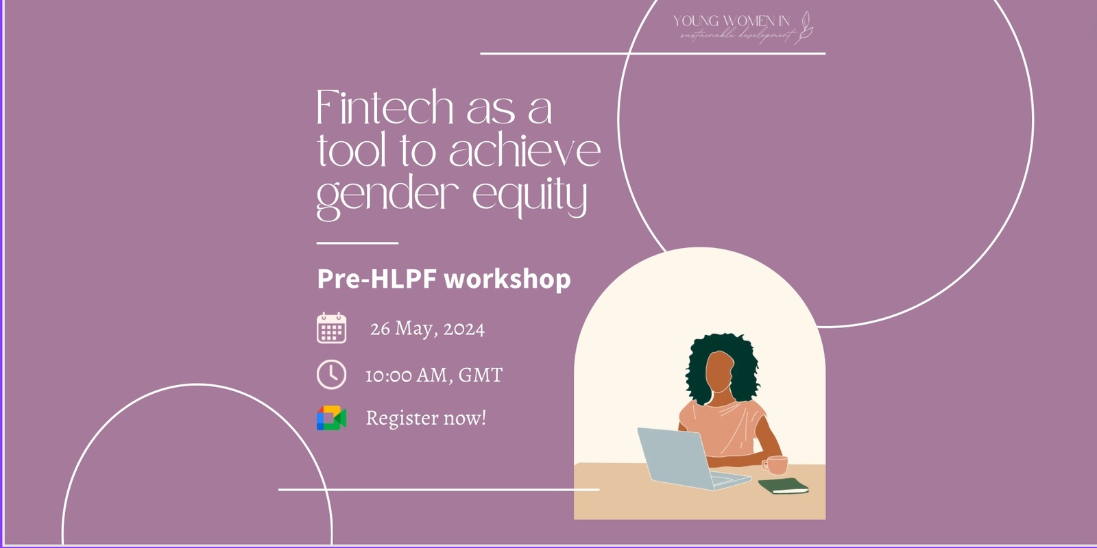 Banner image for PRE HLPF WORKSHOP: Fintech as a tool to achieve Gender Equity