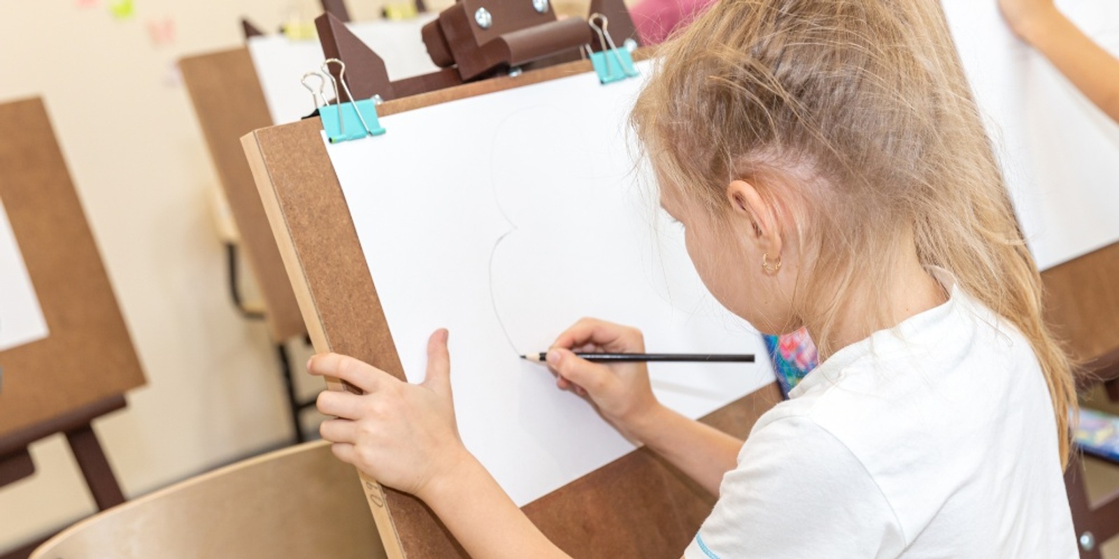 Banner image for School Holiday Program -  Kids Drawing lesson in the gallery 
