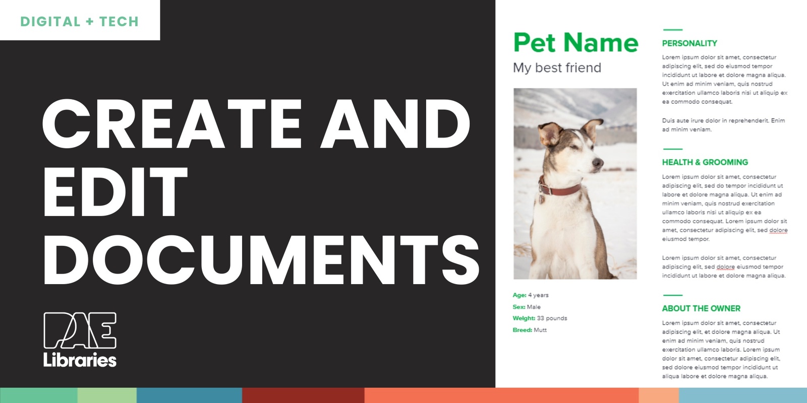 Banner image for Create and edit Documents - Get Techy