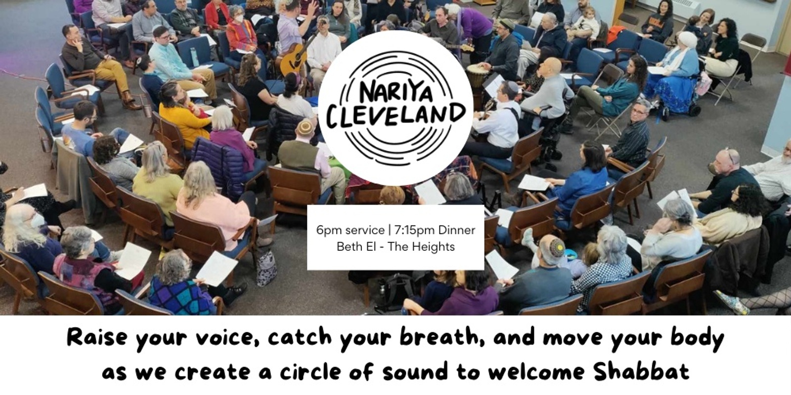 Banner image for November Nariya Cleveland — Kabbalat Shabbat Song Circle and Shabbat Dinner