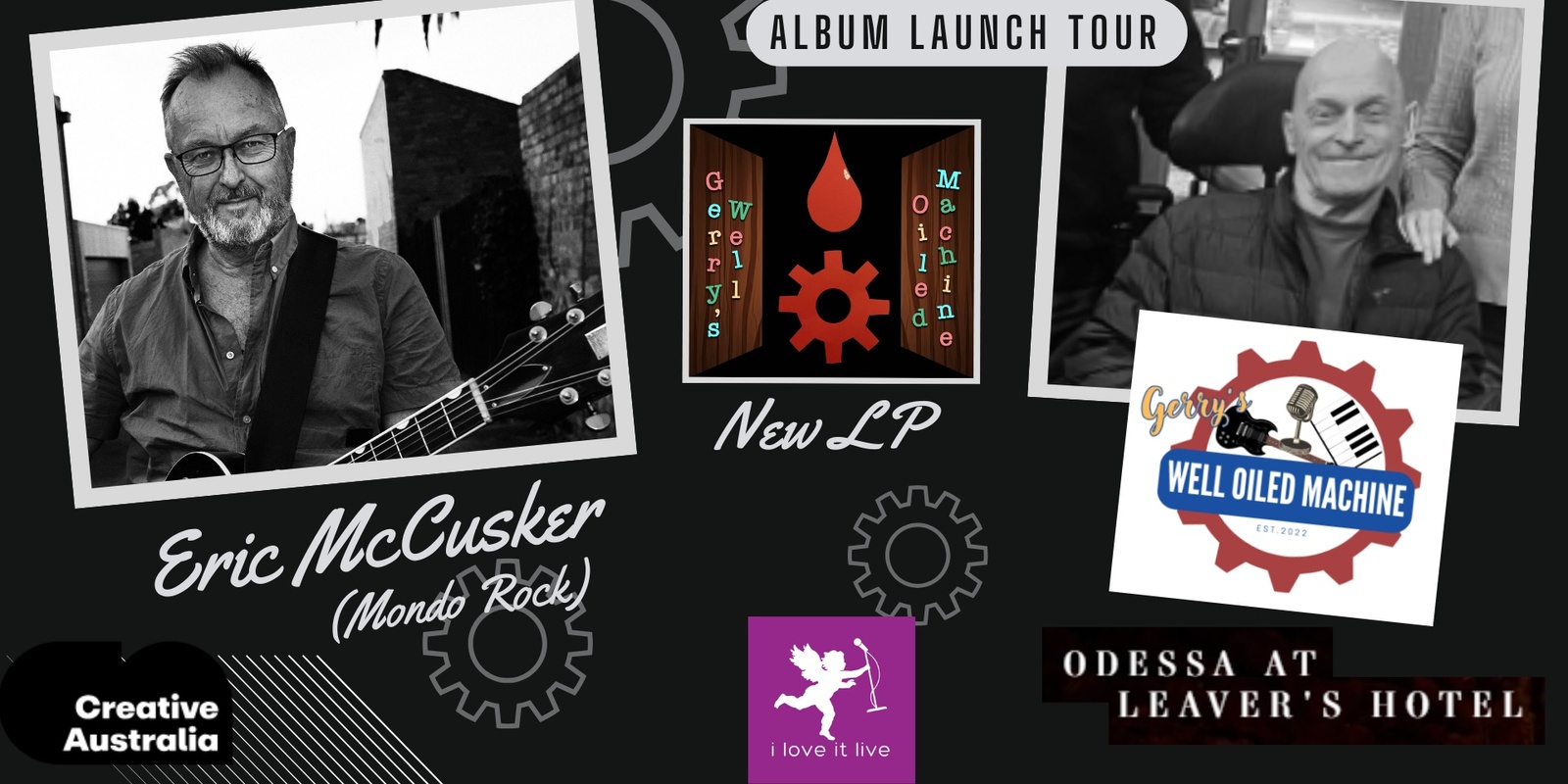 Banner image for Eric McCusker / Gerry's Well-Oiled Machine (Album Launch)