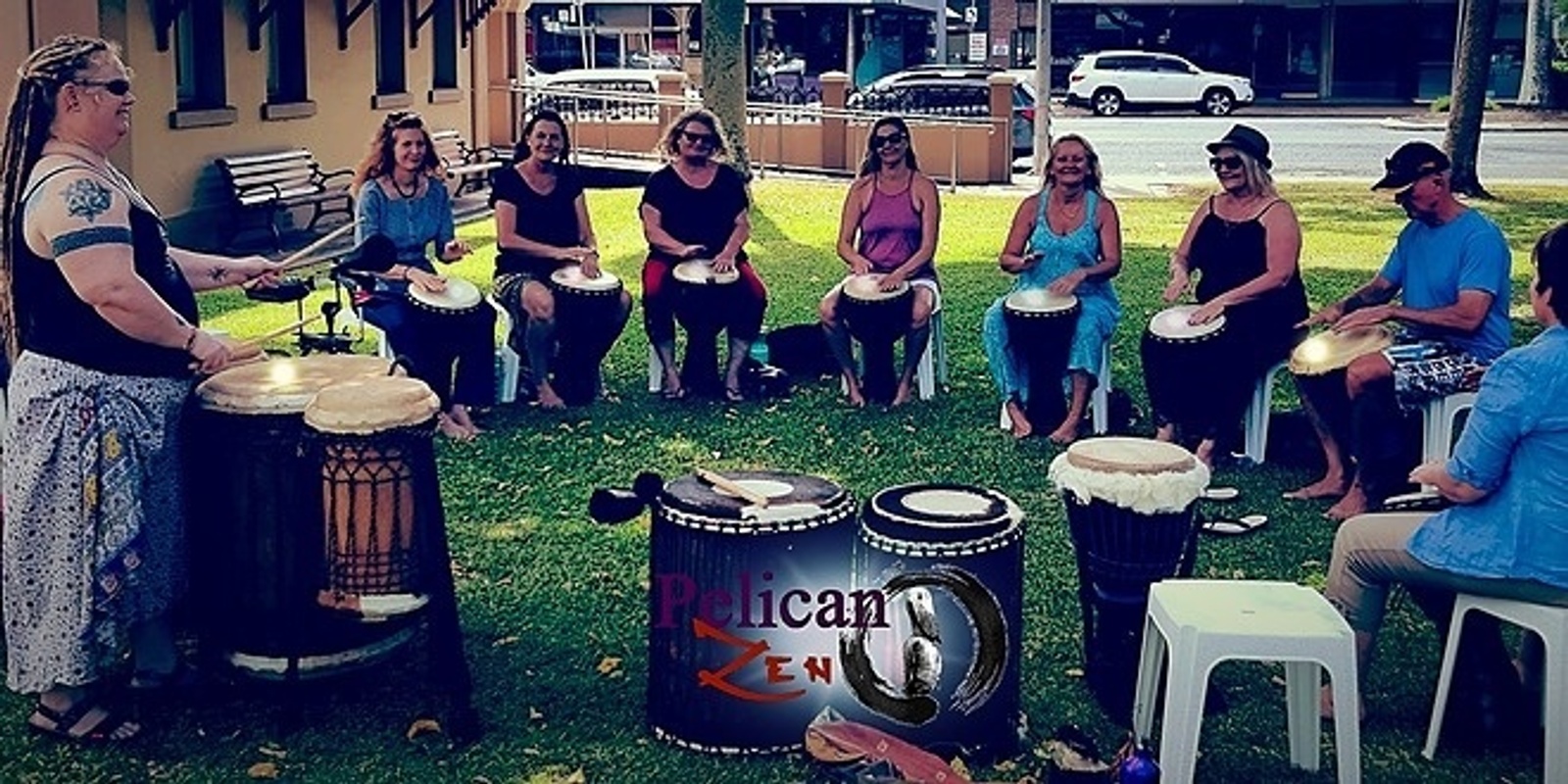 Banner image for The Artist Place @ Queens Park -28 May-Let's Groove Drum Circle  with Pelican Zen