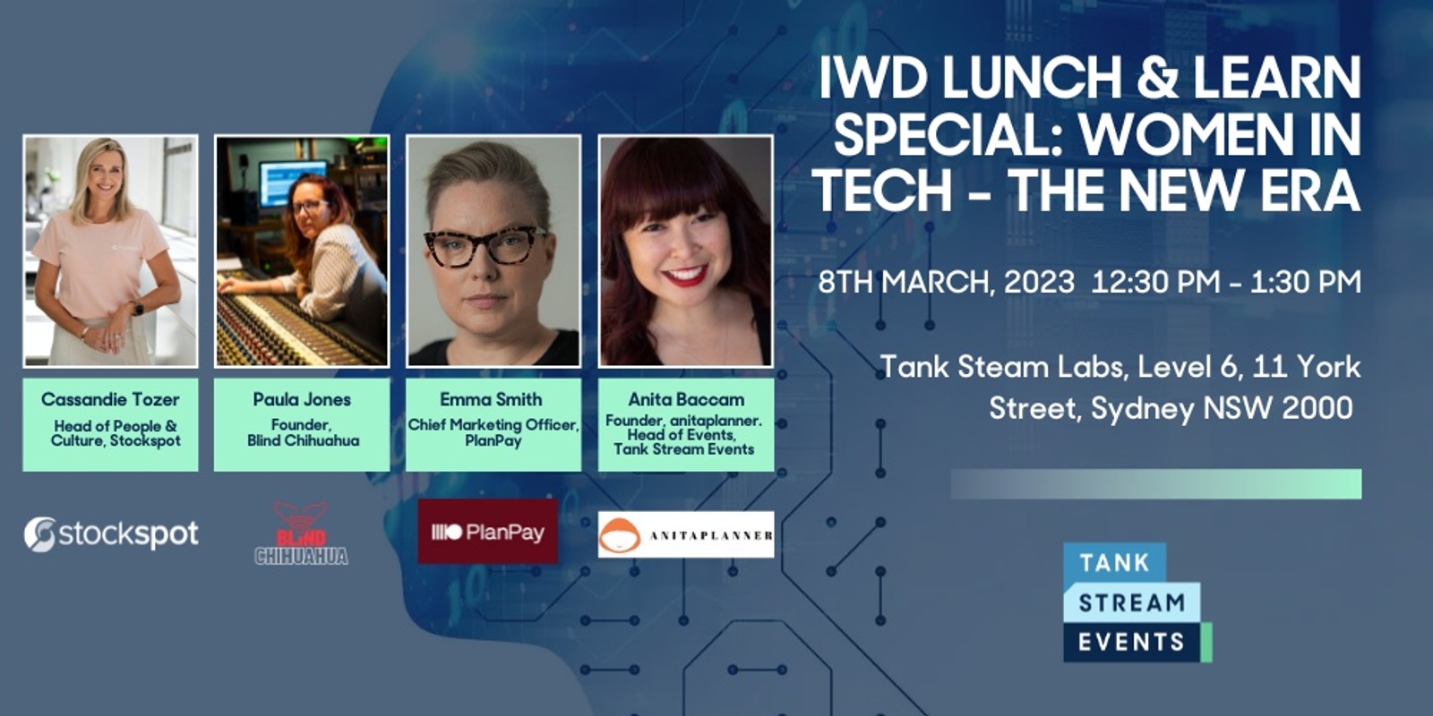 IWD Lunch & Learn Special: Women In Tech - The New Era | Humanitix