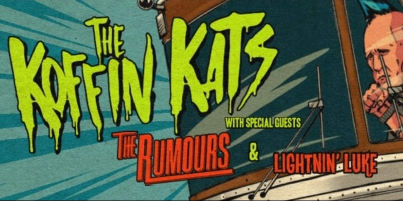 Banner image for The Koffin Kats / The Rumours & Lightnin' Luke @Tribble's Piedmont SC JAN 14TH