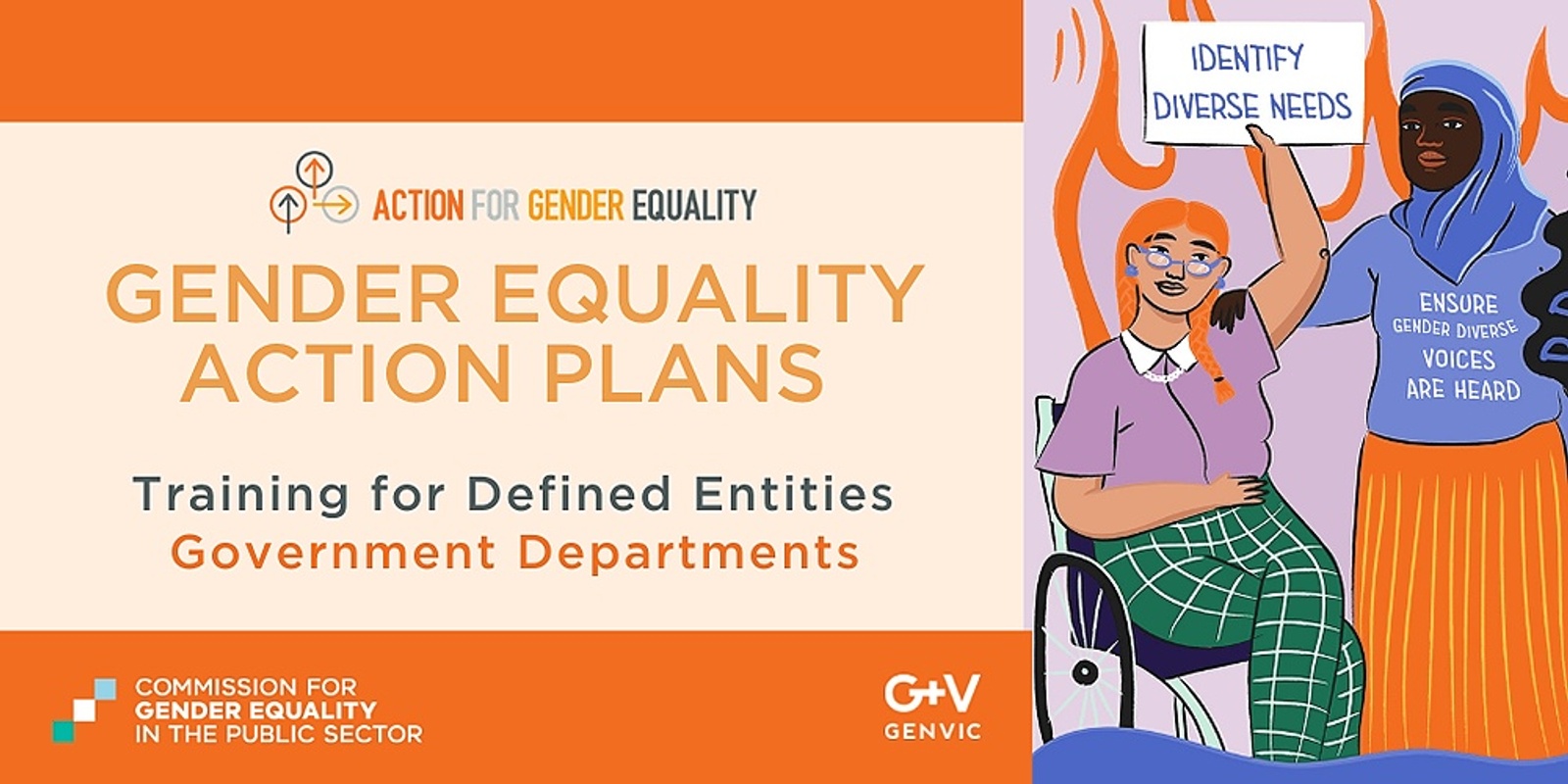 Banner image for Gender Equality Action Plans - Training for defined entities - Government Departments