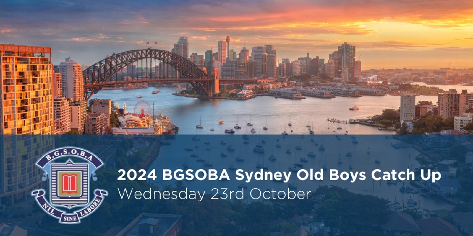 Banner image for 2024 BGSOBA Sydney Old Boys Catch Up