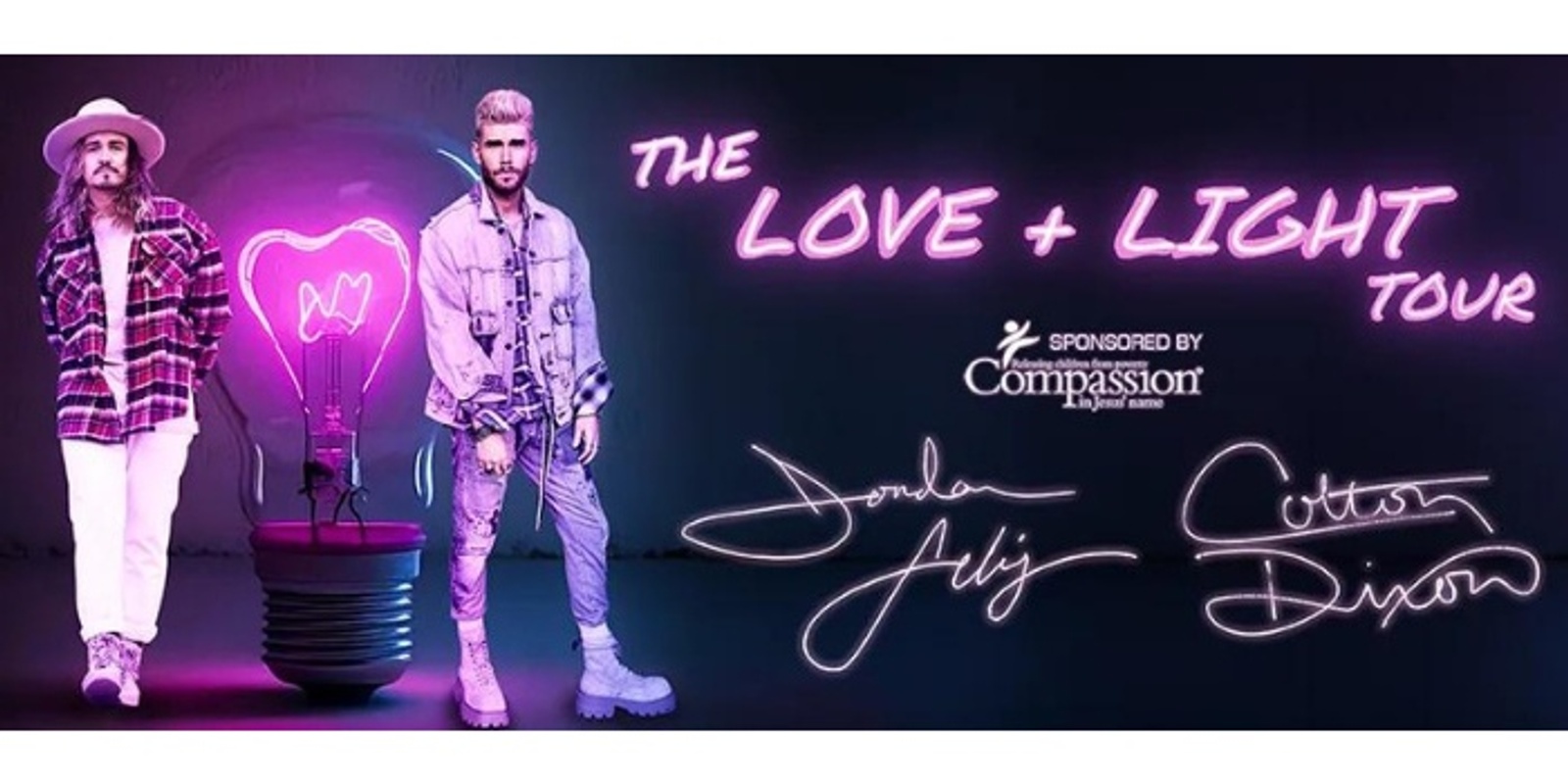 Banner image for Colton Dixon & Jordan Feliz - THE LOVE & LIGHT TOUR