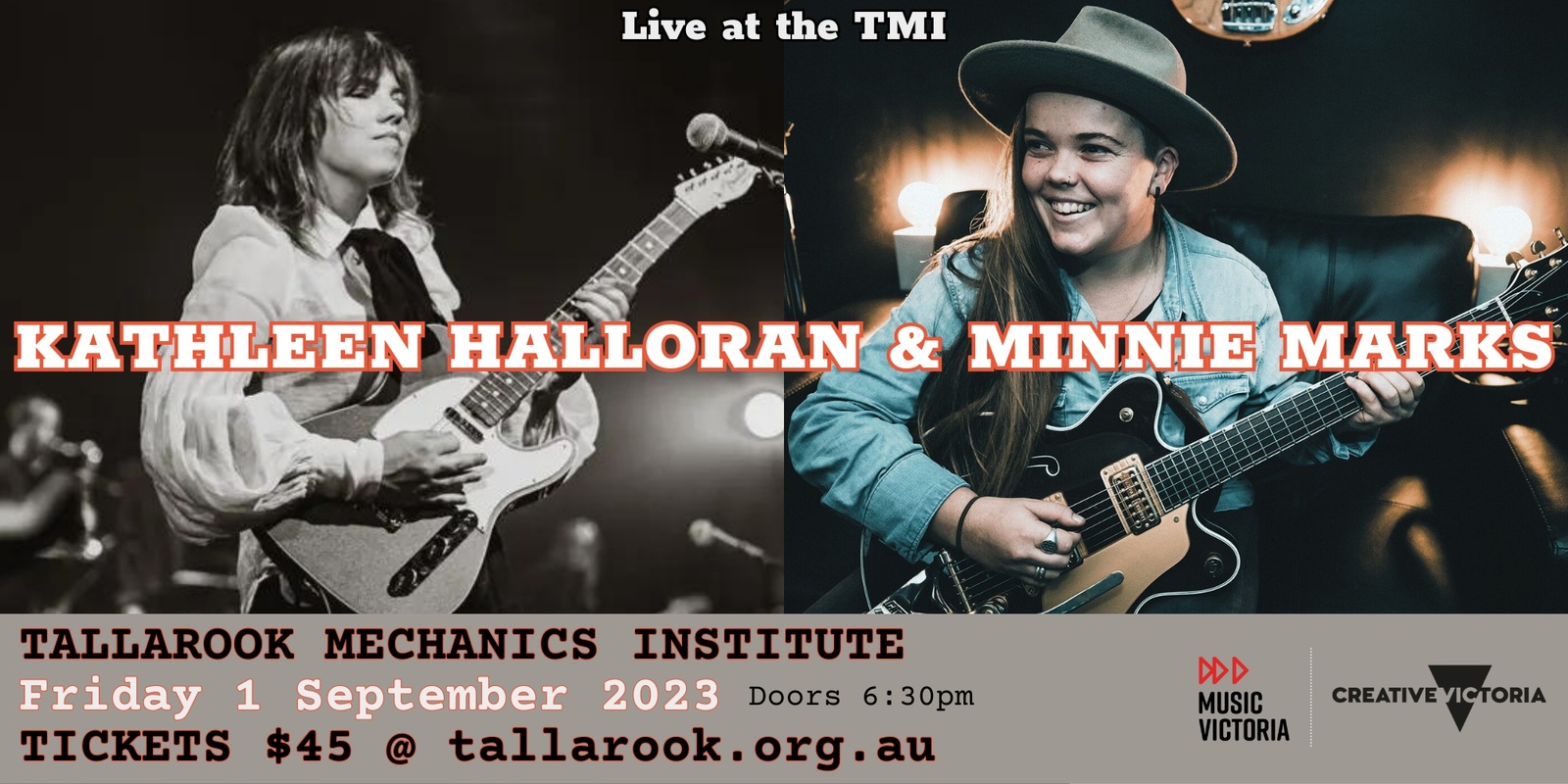 Banner image for Kathleen Halloran & Minnie Marks ~ Live at the TMI