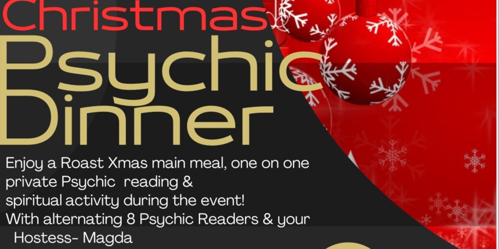 Banner image for Xmas Psychic Dinner @ Belgrave Hotel 16th Dec