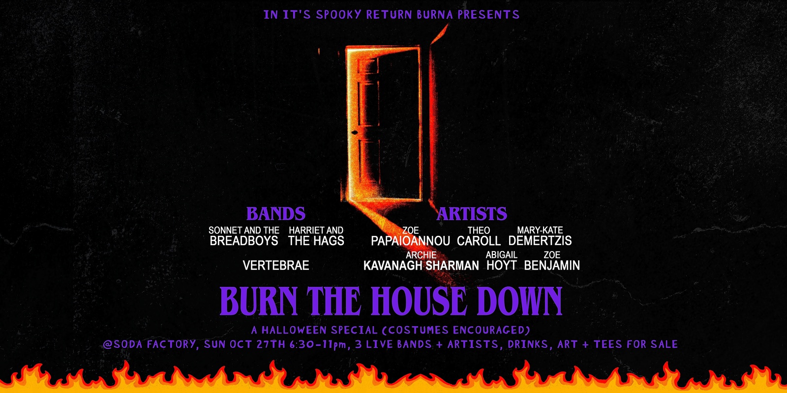 Banner image for Burn The House Down