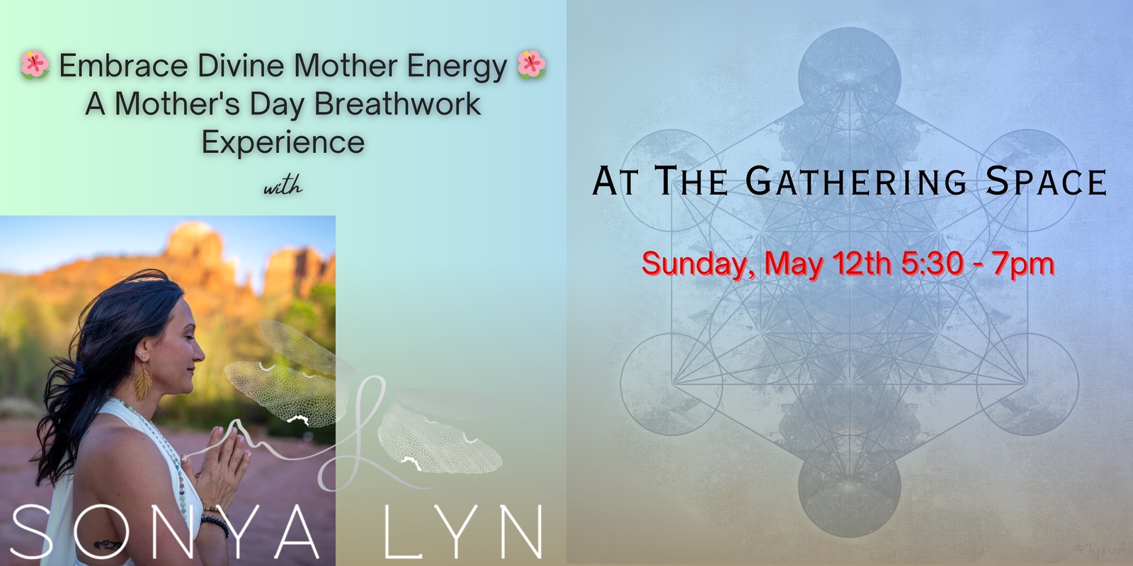 Banner image for 🌺 Embrace Divine Mother Energy: Mother's Day Breathwork Experience 🌺