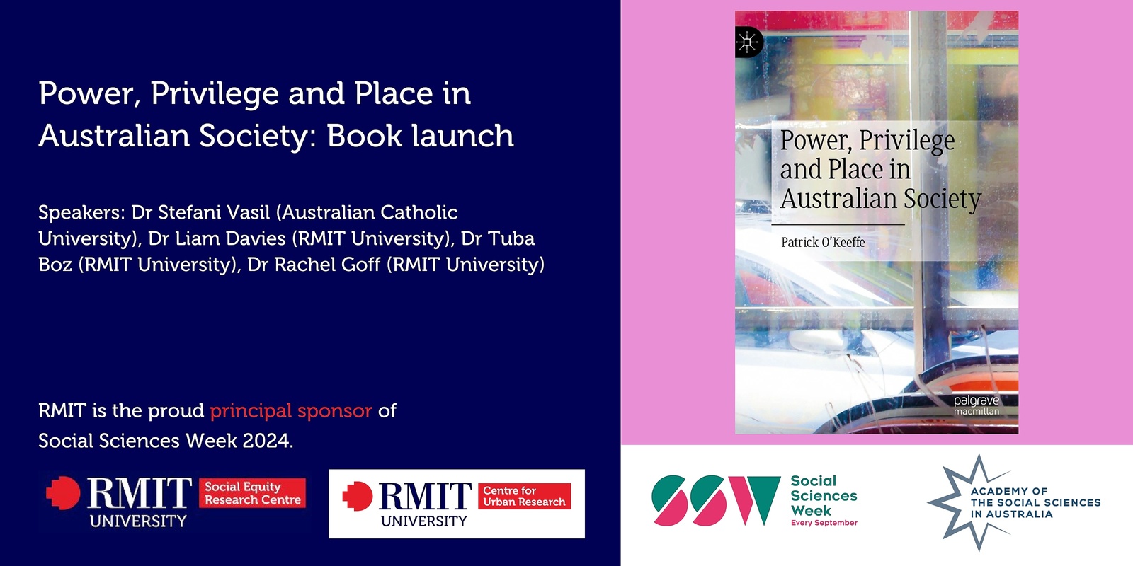 Banner image for Power, Privilege and Place in Australian Society