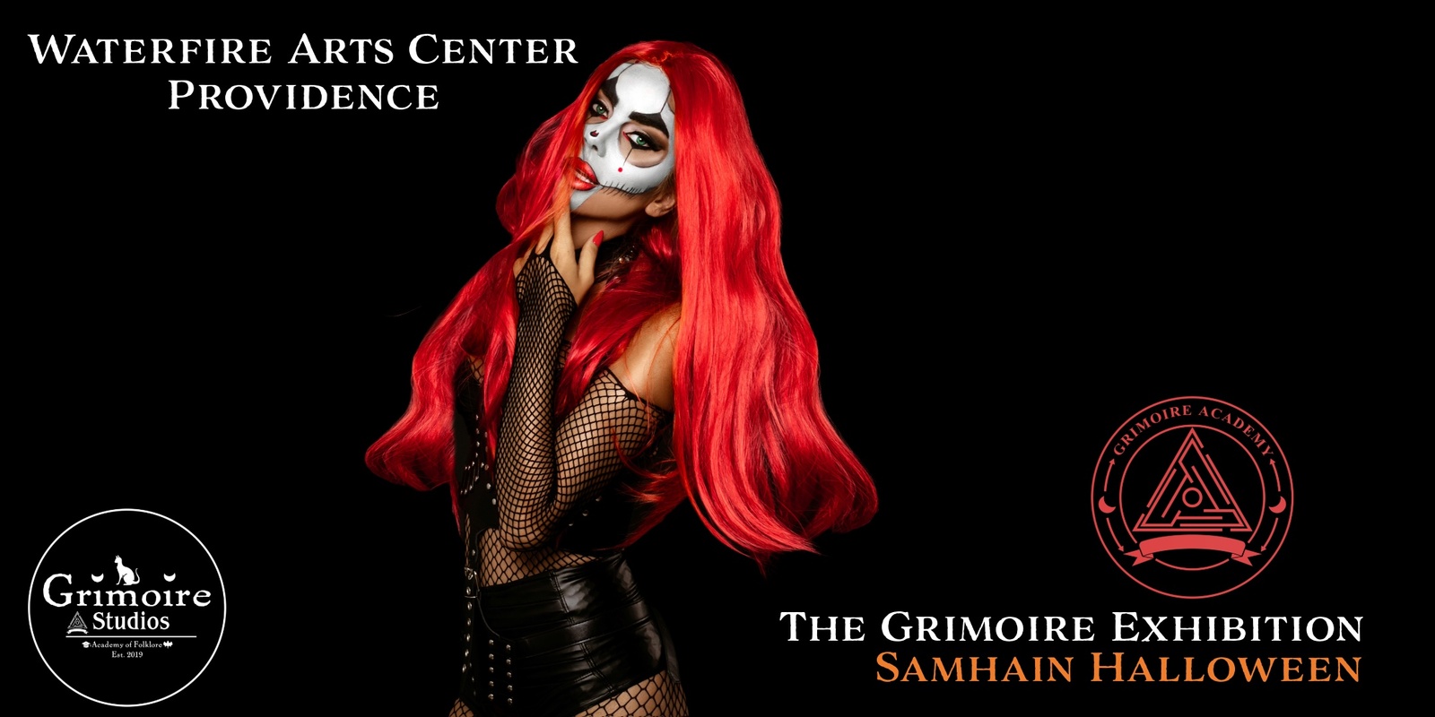 Banner image for The Grimoire Exhibition: Samhain Halloween (Oct 26 + 27) WaterFire Arts Center, RI