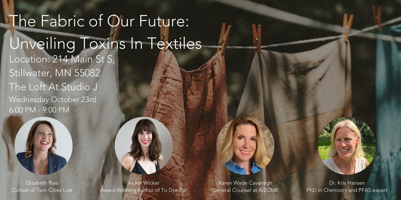 Banner image for The Fabric of Our Future: Unveiling Toxins in Textiles