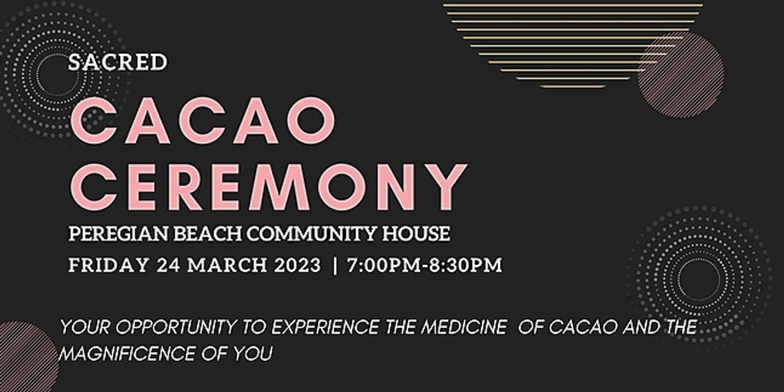 Banner image for Sacred Cacao Ceremony