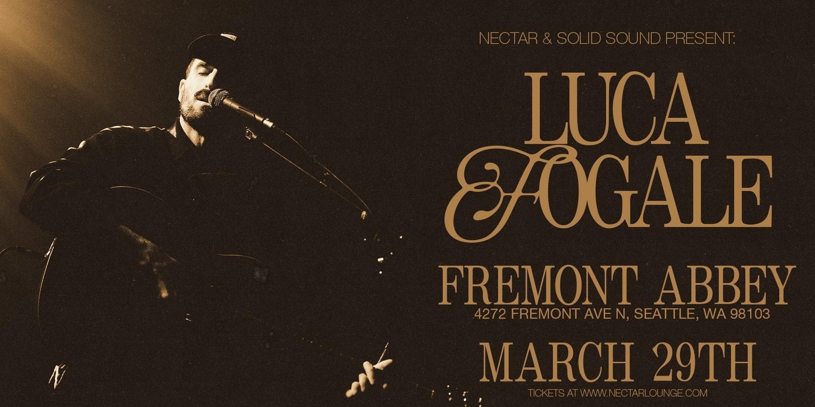 Banner image for Luca Fogale @ FREMONT ABBEY