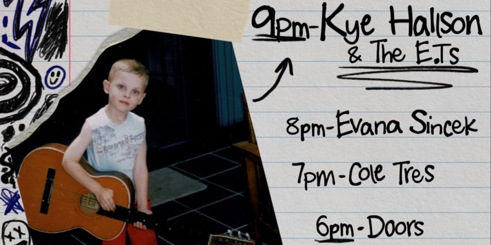 Banner image for Kye Hallson & the E.Ts