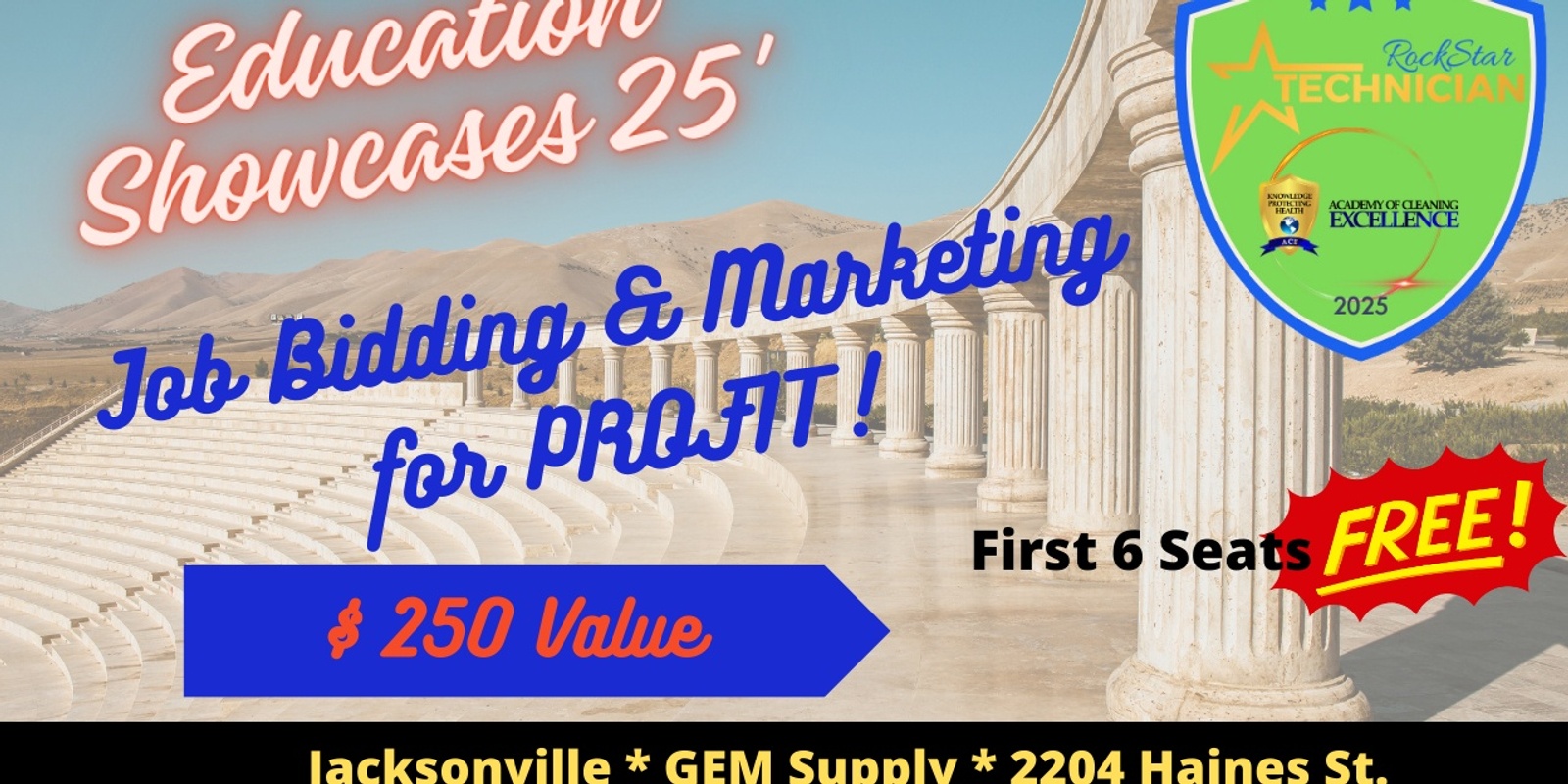 Banner image for Education Showcase * Bidding Contracts for Profit  * Jacksonville* 1/16/25