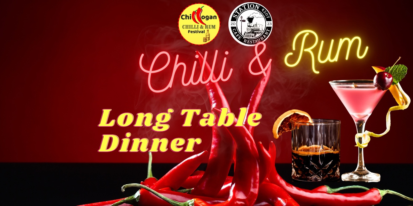 Banner image for Chilli & Rum Long Table Dinner at Station 4207