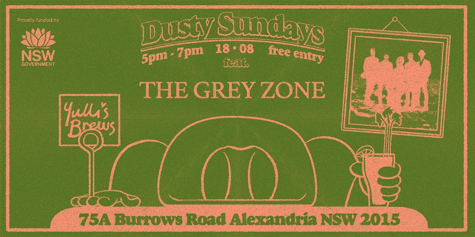 Banner image for DUSTY SUNDAYS - The Grey Zone 