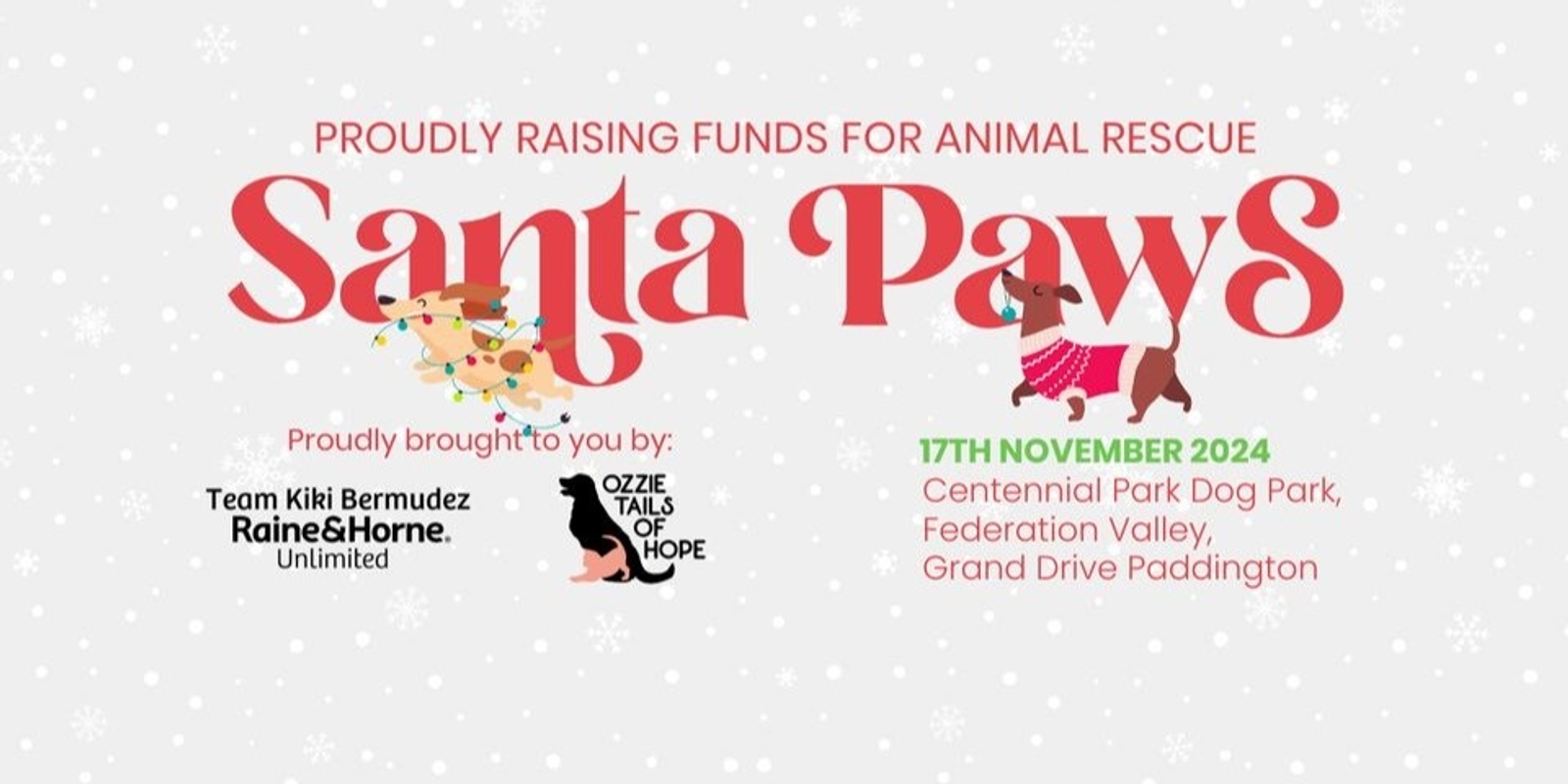 Banner image for Santa Paws Event 2024