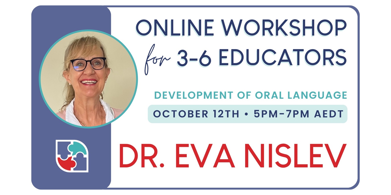 Banner image for Dr Eva Nislev: Development of Oral Language