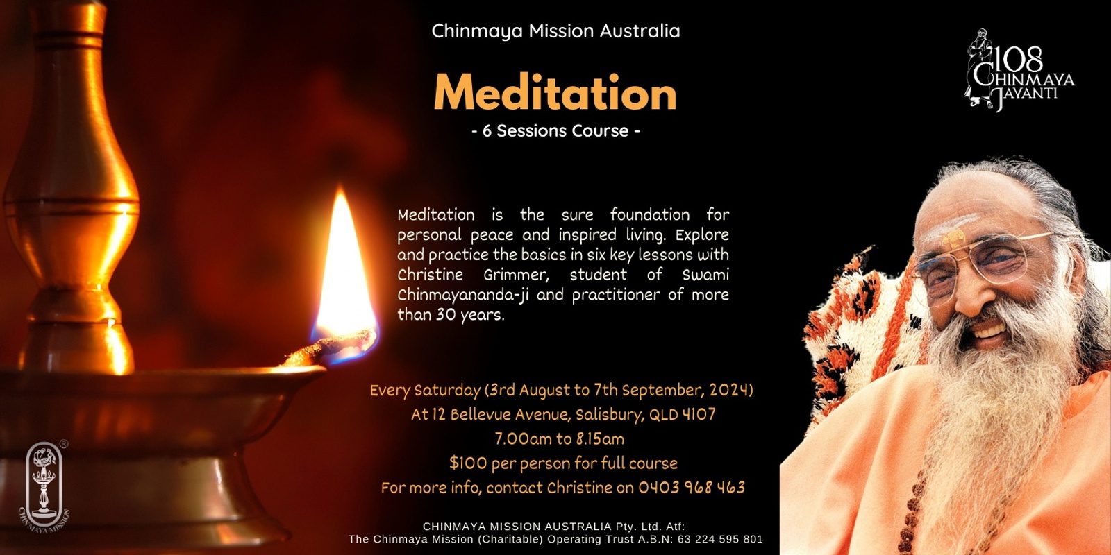 Banner image for Meditation Course