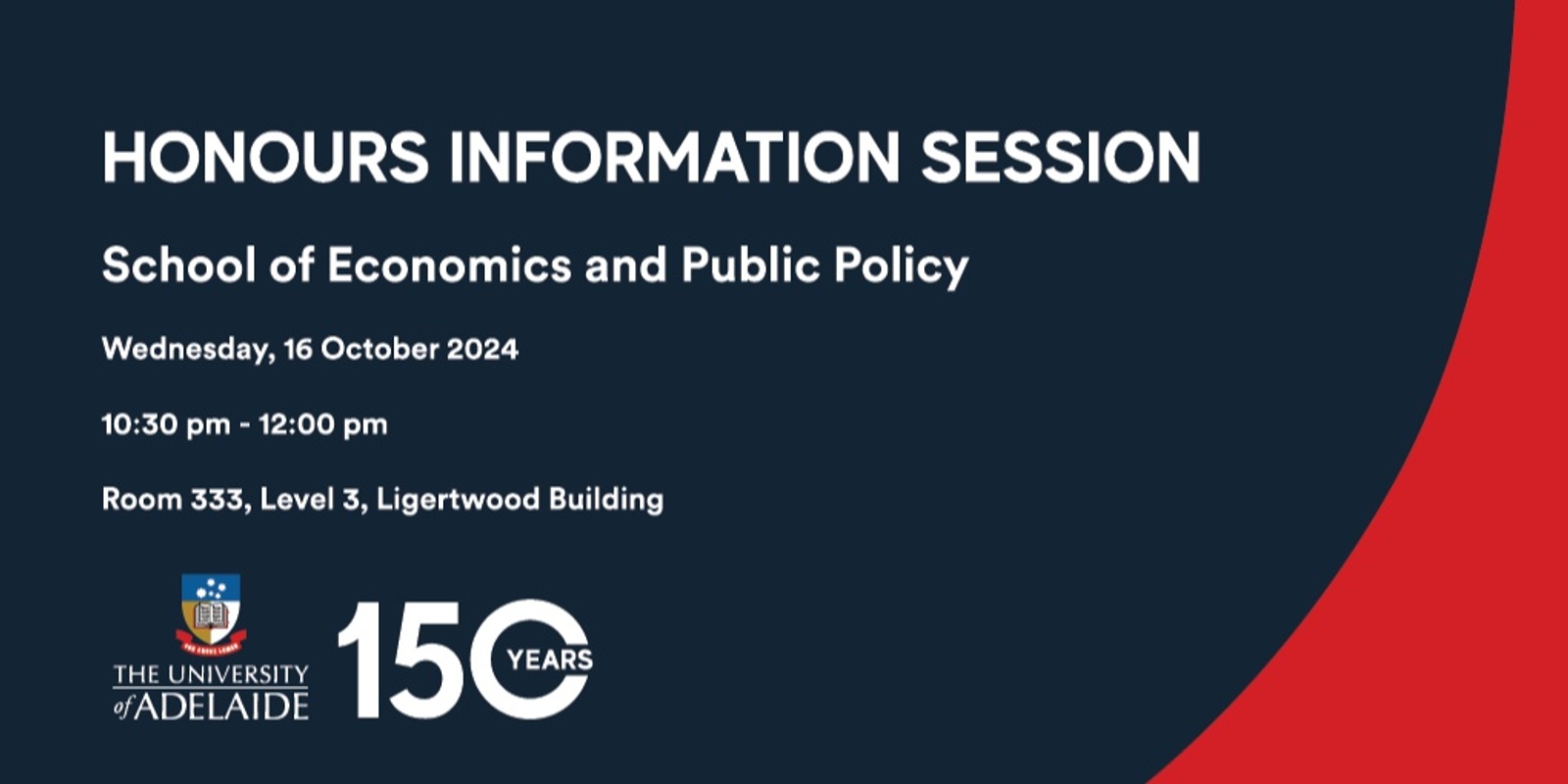 Banner image for Honours Information Session 2025 - Economics